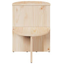 Sofabord Naturfarvet 50 x 40 x 50 cm Massivt fyrretræ