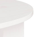 Sofabord Hvid 50 x 40 x 50 cm Massivt fyrretræ