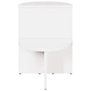 Sofabord Hvid 50 x 40 x 50 cm Massivt fyrretræ