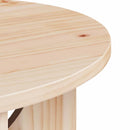 Sofabord Naturfarvet 50 x 50 x 35 cm Massivt fyrretræ