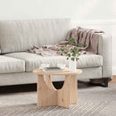 Sofabord Naturfarvet 50 x 50 x 35 cm Massivt fyrretræ