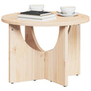 Sofabord Naturfarvet 50 x 50 x 35 cm Massivt fyrretræ