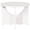 Sofabord Hvid 50 x 50 x 35 cm Massivt fyrretræ