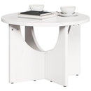 Sofabord Hvid 50 x 50 x 35 cm Massivt fyrretræ