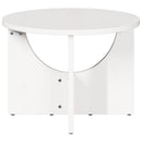 Sofabord Hvid 50 x 50 x 35 cm Massivt fyrretræ