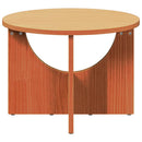 Sofabord Voks brun 50 x 50 x 35 cm Massivt fyrretræ