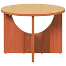 Sofabord Voks brun 50 x 50 x 35 cm Massivt fyrretræ