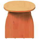 Sofabord Voks brun 80 x 40 x 35 cm Massiv fyrretræ