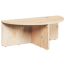 Sofabord 2 pcs Naturfarvet Massivt fyrretræ