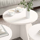 Sofabord 3 pcs Hvid