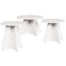 Sofabord 3 pcs Hvid