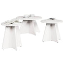 Sofabord 3 pcs Hvid