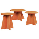 Sofabord 3 pcs Voks brun