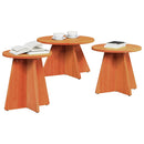 Sofabord 3 pcs Voks brun
