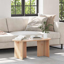 Sofabord Naturfarvet 80 x 39,5 x 35 cm Massivt fyrretræ