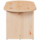 Sofabord Naturfarvet 80 x 39,5 x 35 cm Massivt fyrretræ