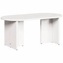 Sofabord Hvid 80 x 39,5 x 35 cm Massivt fyrretræ