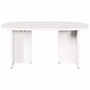 Sofabord Hvid 80 x 39,5 x 35 cm Massivt fyrretræ