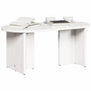Sofabord Hvid 80 x 39,5 x 35 cm Massivt fyrretræ