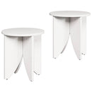 Sofabord 2 pcs Hvid