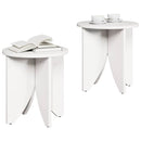 Sofabord 2 pcs Hvid