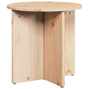 Sofabord 2 pcs Naturfarvet
