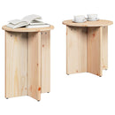 Sofabord 2 pcs Naturfarvet