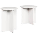 Sofabord 2 pcs Hvid