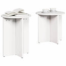 Sofabord 2 pcs Hvid
