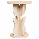 Sofabord Naturfarvet 39,5 x 39,5 x 53,5 cm Massivt fyrretræ