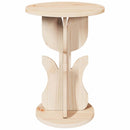 Sofabord Naturfarvet 39,5 x 39,5 x 53,5 cm Massivt fyrretræ