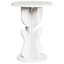 Sofabord Hvid 39,5 x 39,5 x 53,5 cm Massivt fyrretræ