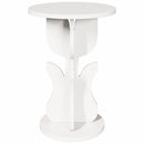 Sofabord Hvid 39,5 x 39,5 x 53,5 cm Massivt fyrretræ