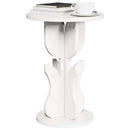 Sofabord Hvid 39,5 x 39,5 x 53,5 cm Massivt fyrretræ