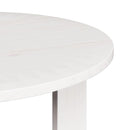 Sofabord 2 pcs Hvid Massivt fyrretræ