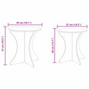 Sofabord 2 pcs Naturfarvet Massivt fyrretræ
