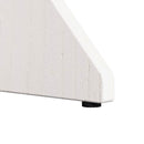 Sofabord 2 pcs Hvid Massivt fyrretræ