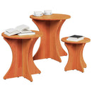 Sofabord 3 pcs Voks brun