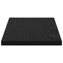 Boghylde Bræt 4 pcs Sort 40 x 20 x 1,5 cm Konstrueret træ