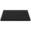 Boghylde Bræt 4 pcs Sort 40 x 30 x 1,5 cm Konstrueret træ