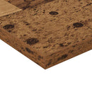 Boghylde Bræt 4 pcs Brun 40 x 40 x 1,5 cm Konstrueret træ