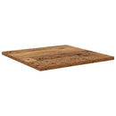 Boghylde Bræt 4 pcs Brun 40 x 40 x 1,5 cm Konstrueret træ