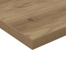 Boghylde Bræt 4 pcs Brun 40 x 40 x 1,5 cm Konstrueret træ