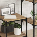 Boghylde Bræt 4 pcs Brun 40 x 40 x 1,5 cm Konstrueret træ