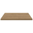 Boghylde Bræt 4 pcs Brun 40 x 40 x 1,5 cm Konstrueret træ