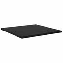 Boghylde Bræt 4 pcs Sort 40 x 40 x 1,5 cm Konstrueret træ