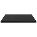 Boghylde Bræt 4 pcs Sort 40 x 40 x 1,5 cm Konstrueret træ