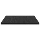 Boghylde Bræt 4 pcs Sort 40 x 40 x 1,5 cm Konstrueret træ