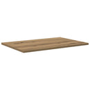 Boghylde Bræt 4 pcs Brun 60 x 40 x 1,5 cm Konstrueret træ