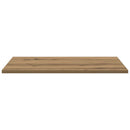 Boghylde Bræt 4 pcs Brun 60 x 40 x 1,5 cm Konstrueret træ